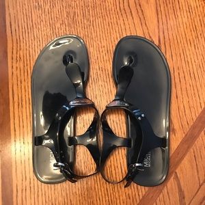 Michael Kors plate jelly Women Sz 9 Sandal